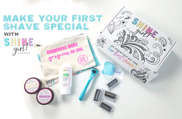 How to make your first shave special with Shine Girl Box #Ad
