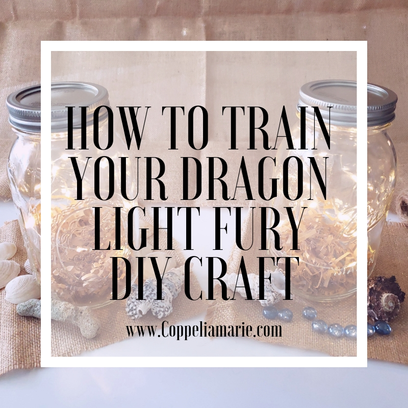 How to Train Your Dragon Light Fury DIY Craft