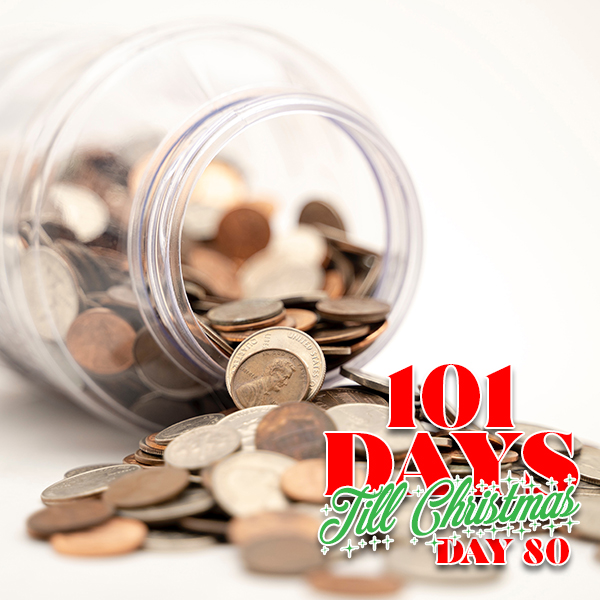 101 Days till Christmas Day 80 Christmas budget