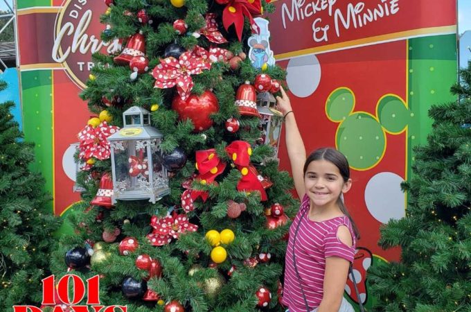Mickey and Minnie Christmas Tree at Disney Springs