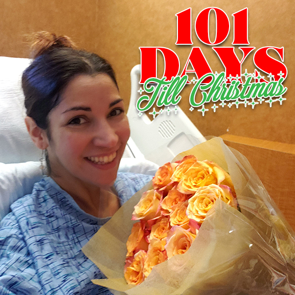 Rethinking rest from a hospital bed. Might as well take a selfie with the beautiful flowers my husband brought me!